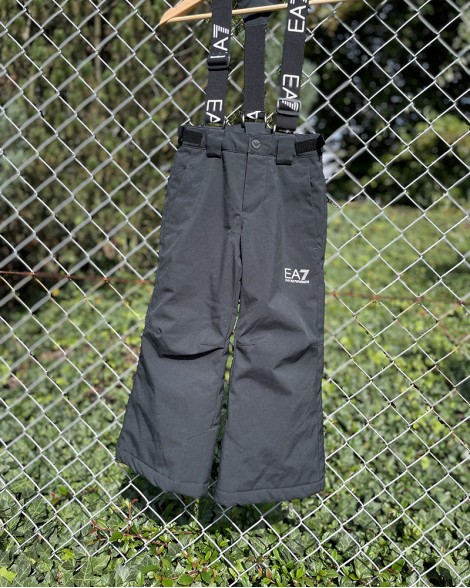 Kalhoty dětské Emporio Armani lyžařské černé